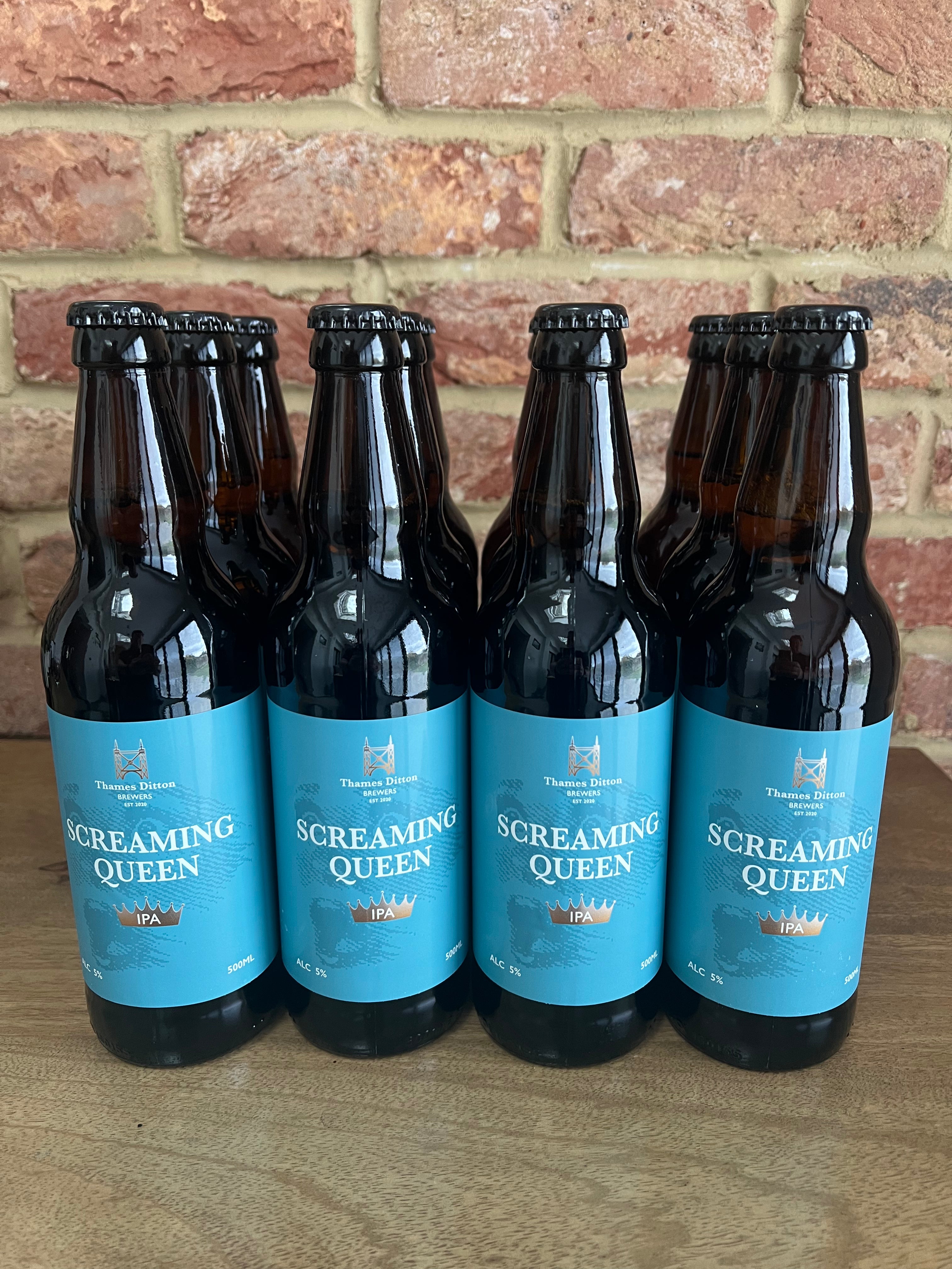 Screaming Queen IPA 500ml (Case of 12) – Thames Ditton Brewers